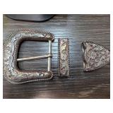 Three-Piece Metal Belt Buckle Set