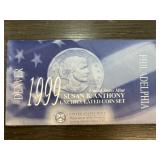 1999 Susan B. Anthony Uncirculated Coin Set