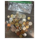 One Pound Mixed World Coins Assortment