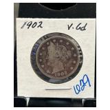 1902 Liberty Head V Nickel
