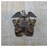 Sterling Silver Naval Military Insignia Pin