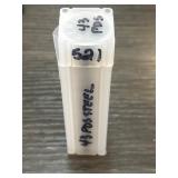 Tube of 1943 PDS U.S. Steel Coins