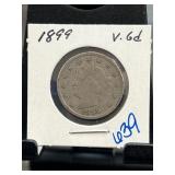 1899 Liberty Head Nickel in Flip