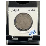 1906 Liberty Head V Nickel Coin
