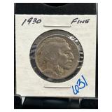 1930 Buffalo Nickel in Fine Condition