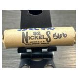 Roll of $2 Nickels, Labeled Old Jeff