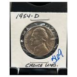1954-D Jefferson Nickel Choice Uncirculated