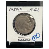 1924-S Buffalo Nickel in Holder