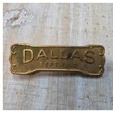 Vintage Dallas September 1930 Pin