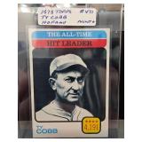 1973 Topps Ty Cobb #471 All-Time Hit Leader Card