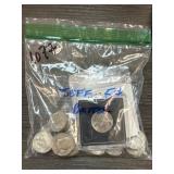 US Jefferson Nickels in Various Conditions
