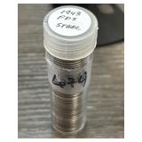 1943 PDS Steel Wheat Pennies in Tube