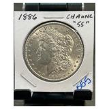 1886 Morgan Silver Dollar Coin