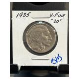 1935 Buffalo Nickel in Very Fine Condition