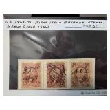 1862-71 First Issue US Revenue Stamps