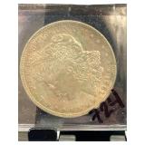 1921 Morgan Silver Dollar Coin in Holder