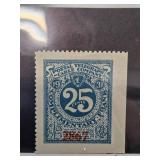 1931 Postal Telegraph 25-Cent Stamp