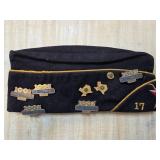 American Legion Cap with Post Commander Pins