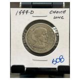 1999-D Susan B. Anthony Dollar Coin UNC