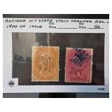 Antique NY State Stock Transfer Stamps