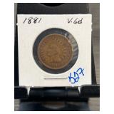 1881 United States Indian Head Cent