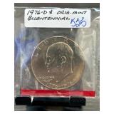1976-D Eisenhower Bicentennial Dollar Coin