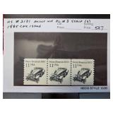 1985 US Stutz Bearcat 11Â¢ Coil Stamp Strip