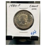 1980-P Susan B. Anthony Dollar in Choice Uncircula