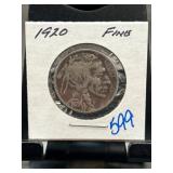 1920 Buffalo Nickel in Fine Condition