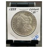 1888 Morgan Silver Dollar Graded 55