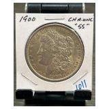 1900 Morgan Silver Dollar, CH.AU Condition