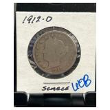 1912-D Liberty Head Nickel in Holder
