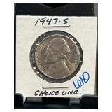 1947-S Jefferson Nickel Choice Uncirculated