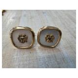 Gold-Tone Masonic Cufflinks with 32nd Degree Emble