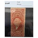 U.S. 1862-71 $1 Revenue First Issue Stamp