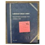 Lincoln Head Cent Collection Starting 1941
