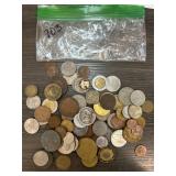 Bag of Mixed World Coins, 1 Pound