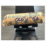 Roll of $2 Liberty Nickels Marked Old V
