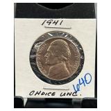1941 Jefferson Nickel in Choice Uncirculated Condi