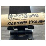 Vintage Roll of Jefferson Nickels Marked 1950ï¿½