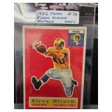 1956 Topps Elroy Hirsch Football Card #78