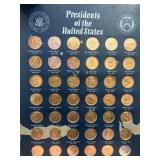 Presidential Penny Collection Display Set