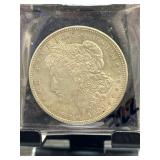 1921 Morgan Silver Dollar Coin in Protective Case