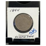 1894 Liberty Head Nickel " Scarce Date