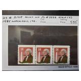 1985 US 2149 Mint Plate Strip of 3
