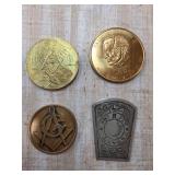 Masonic Tokens and Harry S. Truman Coin Set