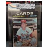 1971 Topps Ted Simmons Rookie Card #117
