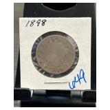 1898 Liberty Head Nickel in Holder