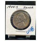 1944-S Jefferson Nickel in Holder