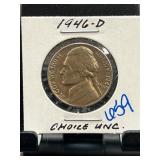 1946-D Jefferson Nickel Choice Uncirculated